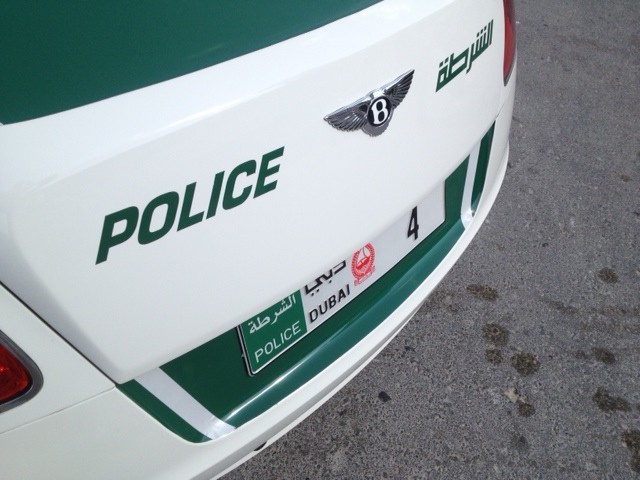 Dubai Police Bentley.