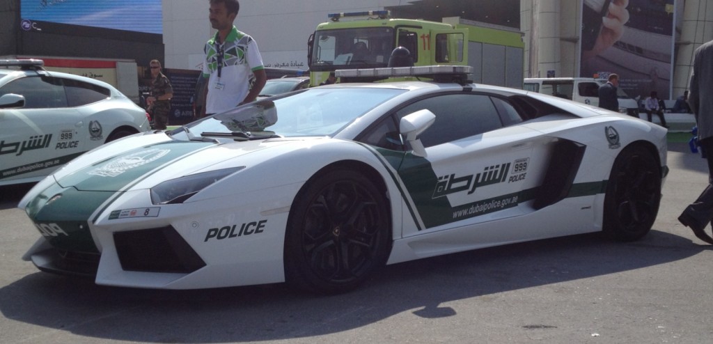 A Dubai Police Lamborghini.