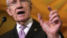 One senior Republican senator, signaling predictions of an end to Washington's dysfunction might have been premature, on Tuesday called Senate Majority Leader Harry Reid, D-Nev., "the dictator." (Alex Wong/Getty Images)