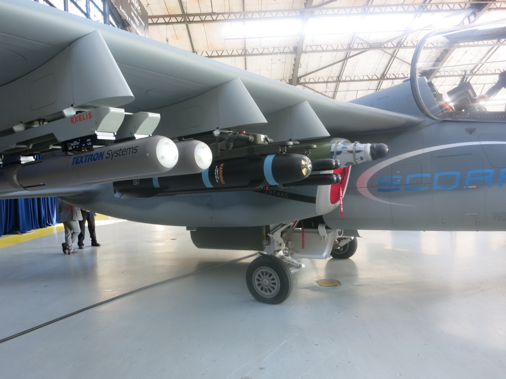 An example of what an ISR package could look like on Textron's Scorpion jet. (Textron)